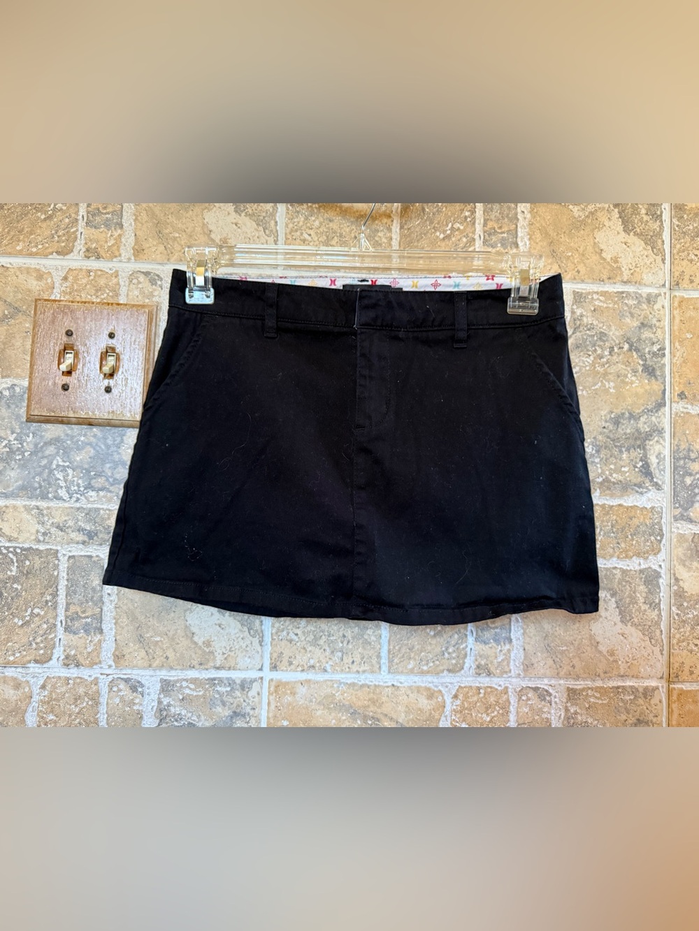 Hurley Junior’s Black Denim Mini Skirt, Size 5